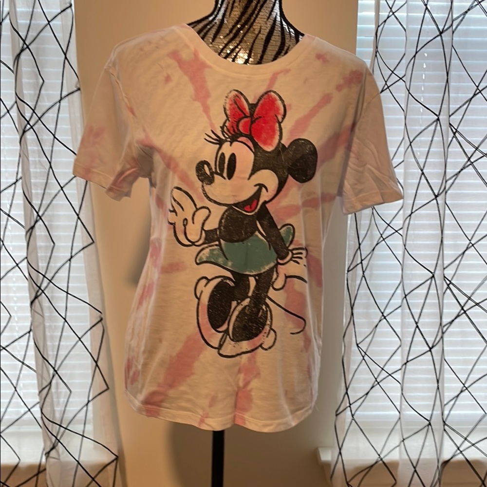 Disney Women’s Minnie Mouse White T-Shirt Size M